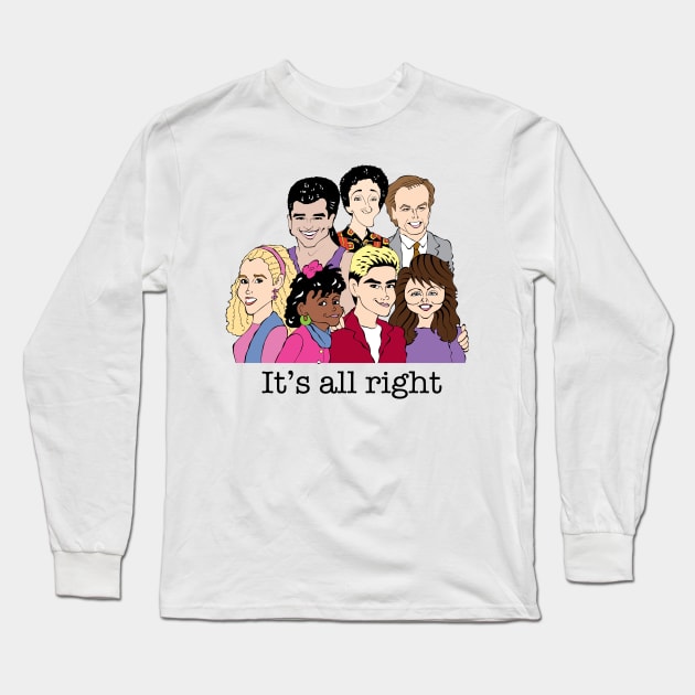 CLASSIC 80'S SITCOM Long Sleeve T-Shirt by cartoonistguy